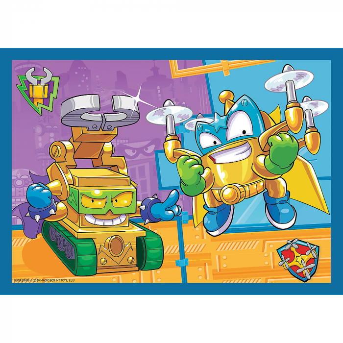 Puzzle Trefl 4in1 Super Things Super Acțiunea  [2]