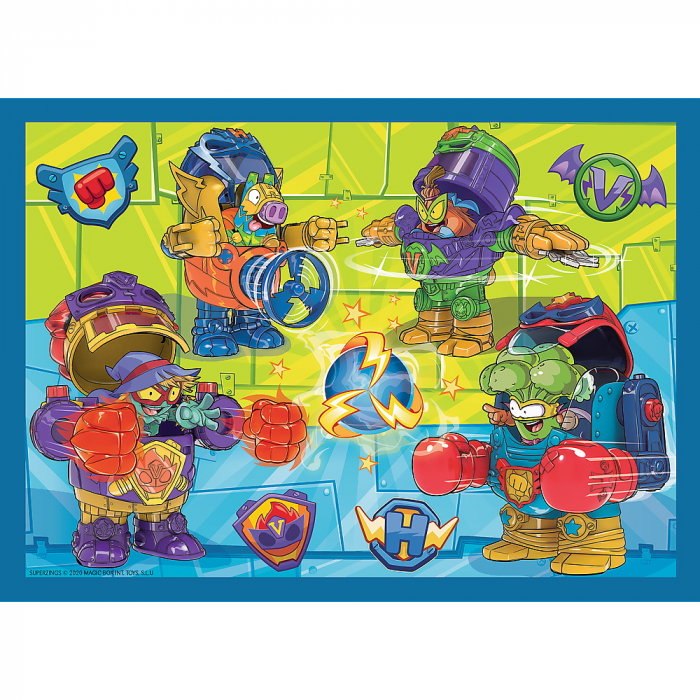 Puzzle Trefl 4in1 Super Things Super Acțiunea  [5]