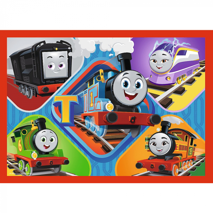 Puzzle Trefl 4in1 Thomas Trenulețele Amuzante  [2]