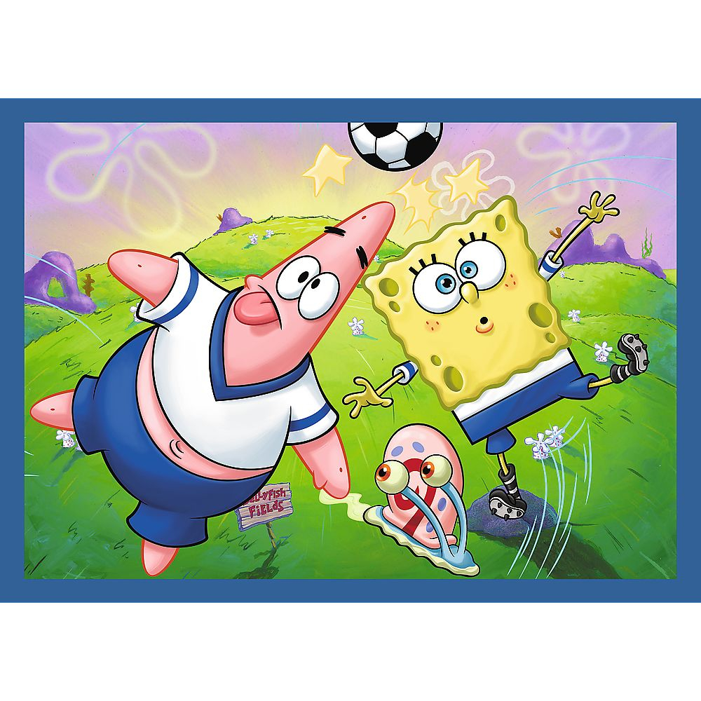 PUZZLE TREFL 4IN1 VIATA ACVATICA A LUI SPONGEBOB [5]