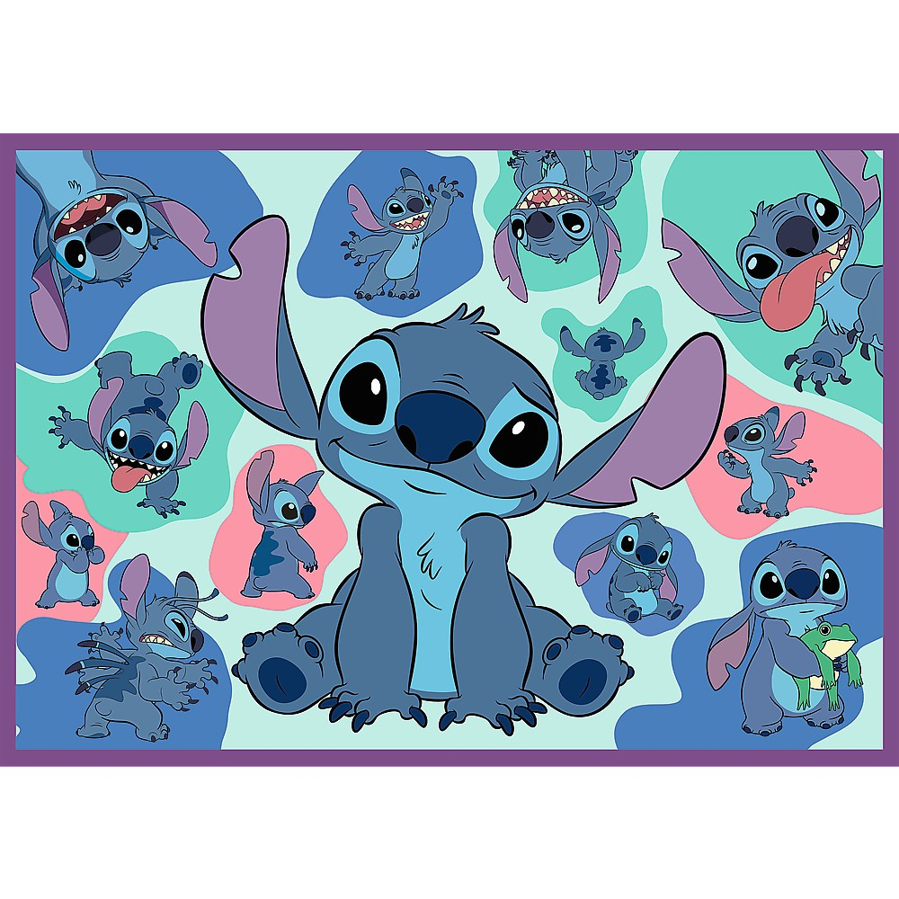 PUZZLE TREFL 4X250 DISNEY UIMITORUL STITCH [2]
