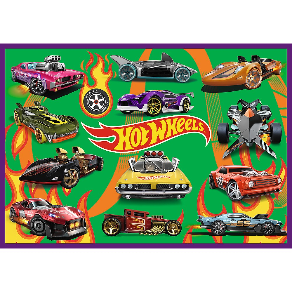 PUZZLE TREFL 4X250 HOT WHEELS MASINI DE CURSE [4]