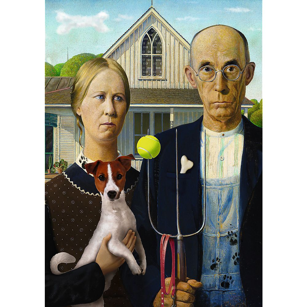 PUZZLE TREFL 500 AMERICAN GOTHIC [2]