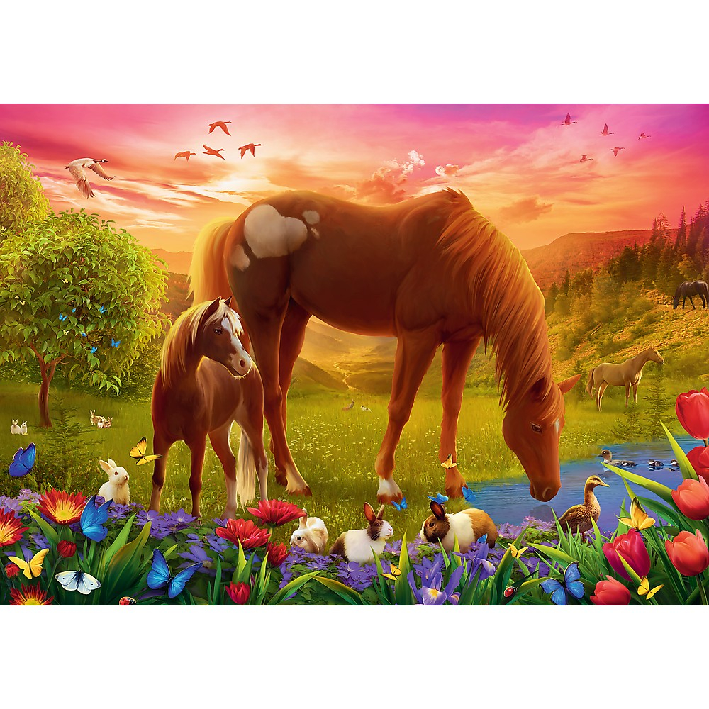 Puzzle Trefl 500 Calutii La Apus [2]