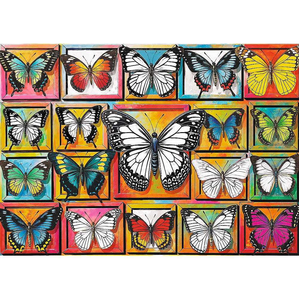 PUZZLE TREFL 500 CREATIVE COLECTIE DE FLUTURI [2]