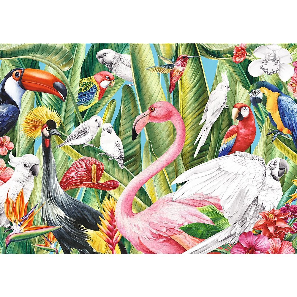 PUZZLE TREFL 500 CREATIVE PASARI ALE PARADISULUI [2]
