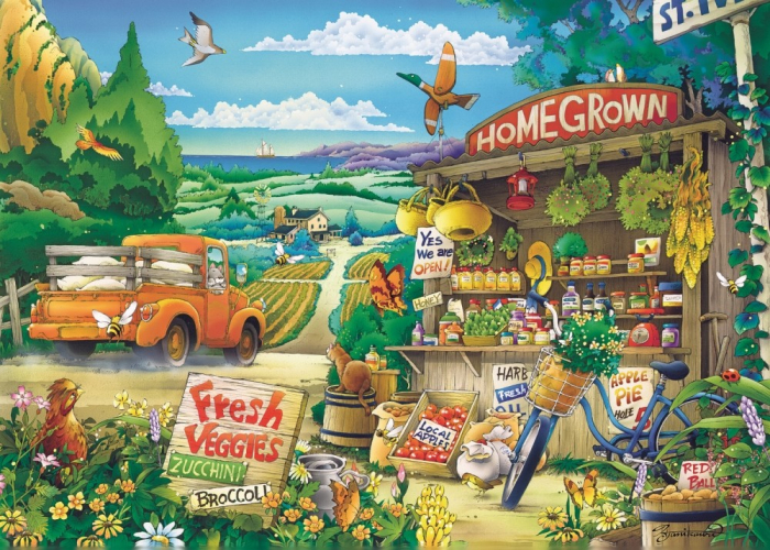 Puzzle Trefl 500 Dimineața la Țară  [2]