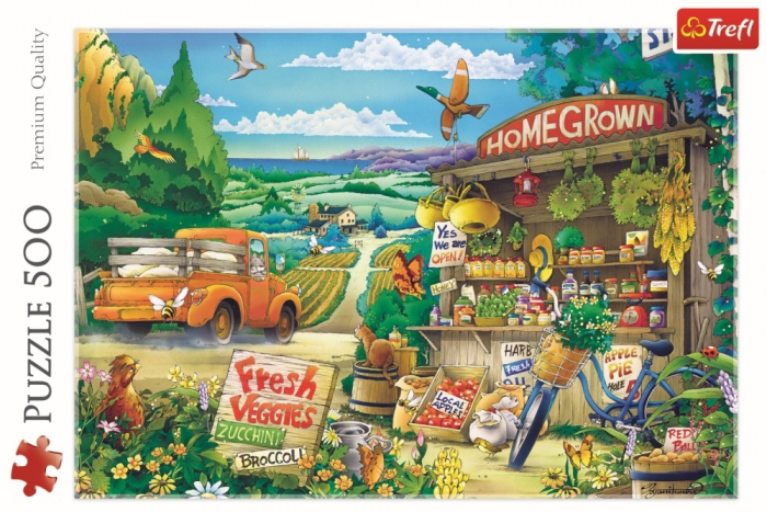 Puzzle Trefl 500 Dimineața la Țară  [3]