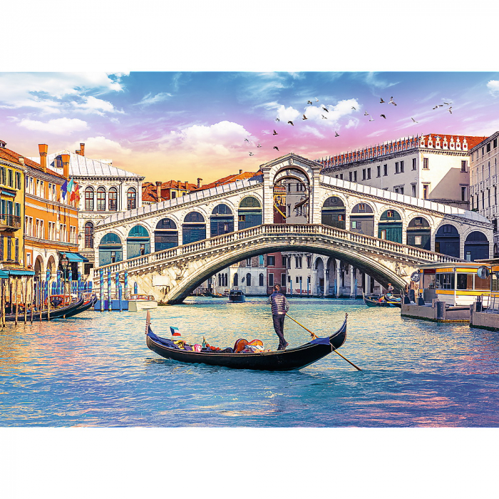 Puzzle Trefl 500 Gondola în Veneția  [2]