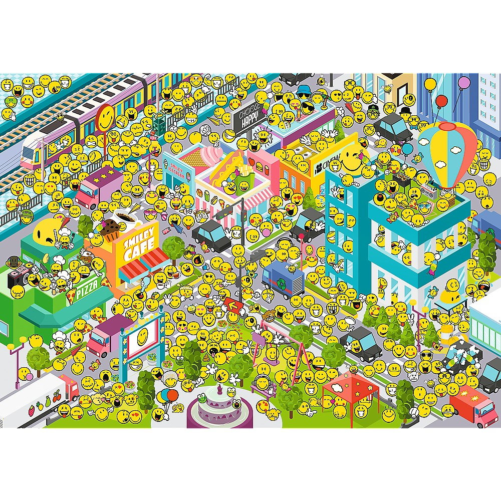 Puzzle Trefl 500, Lumea Smiley [2]