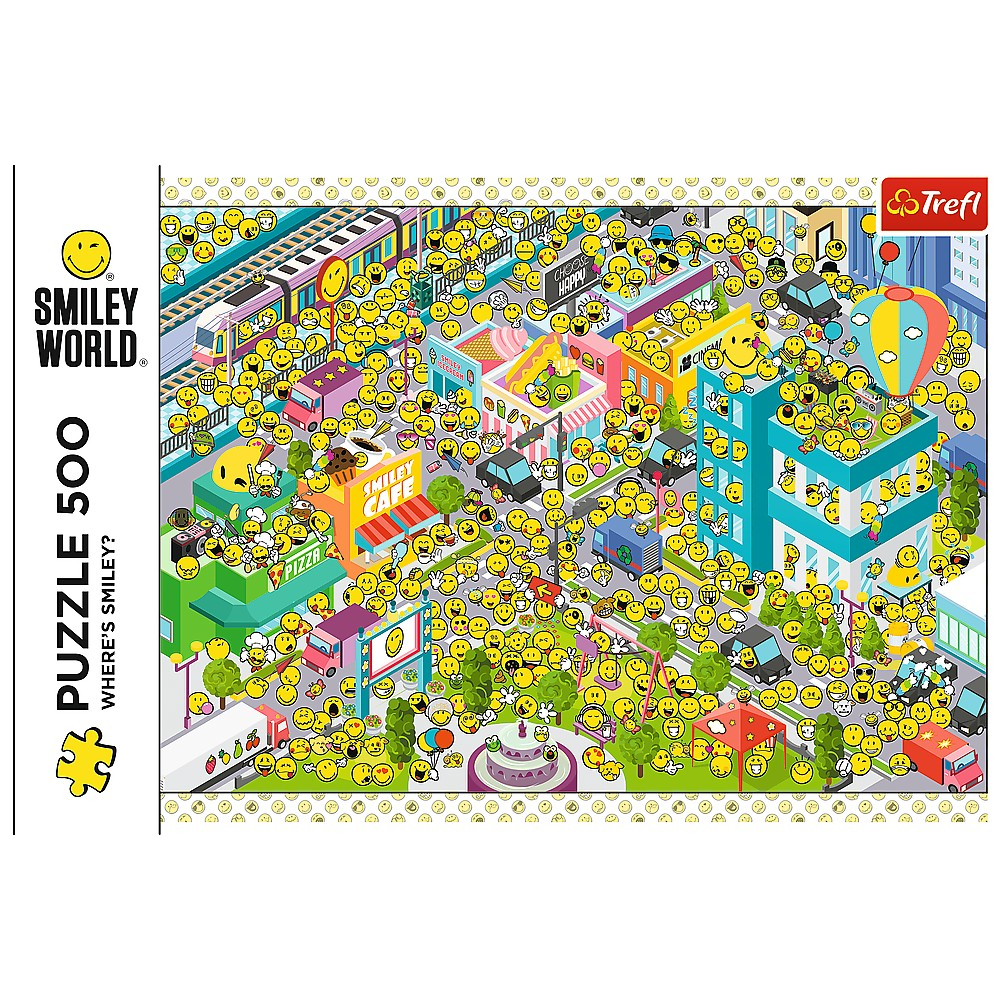 Puzzle Trefl 500, Lumea Smiley [3]