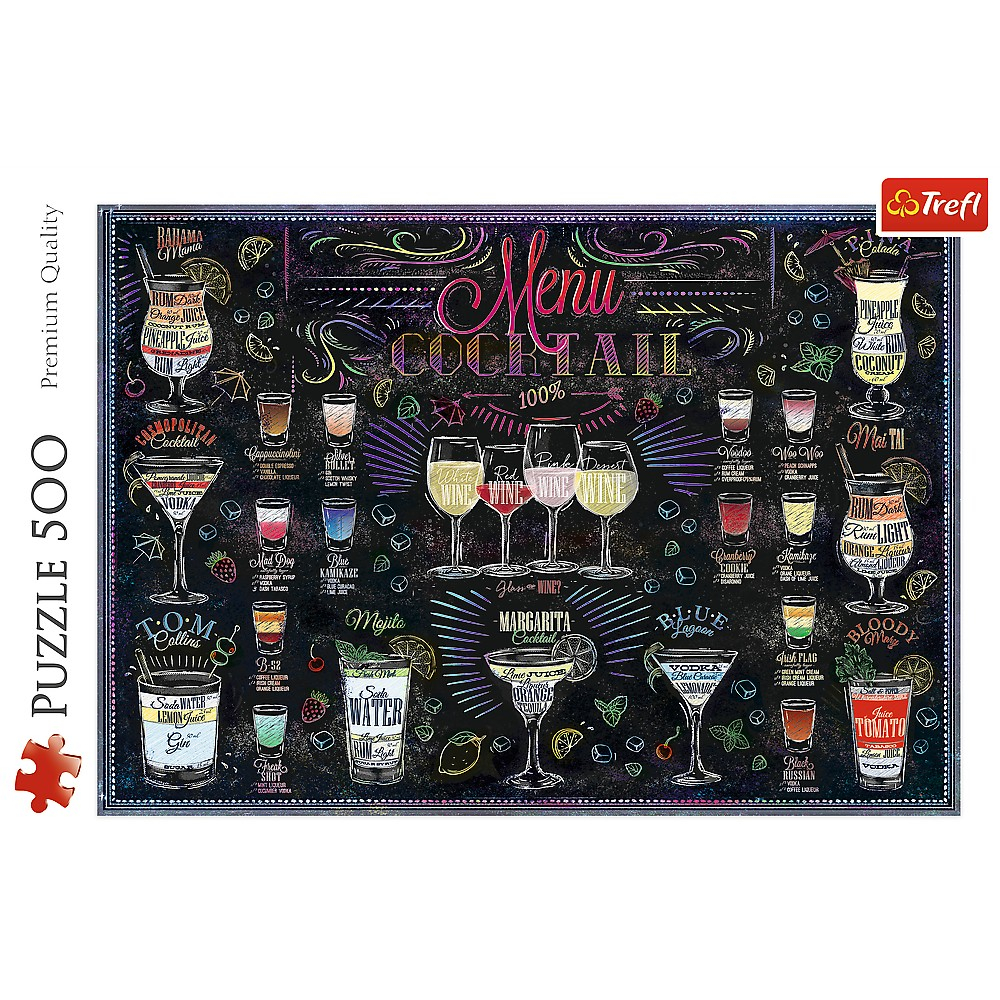 Puzzle Trefl 500, Meniul de Cocktailuri [3]