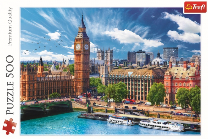 Puzzle Trefl 500 O Zi cu Soare la Londra  [3]