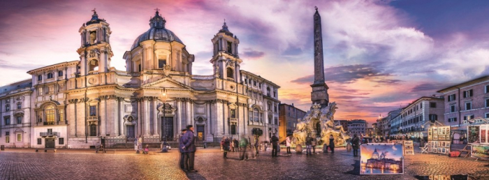 Puzzle Trefl 500 Panorama Piața Navona din Roma  [2]