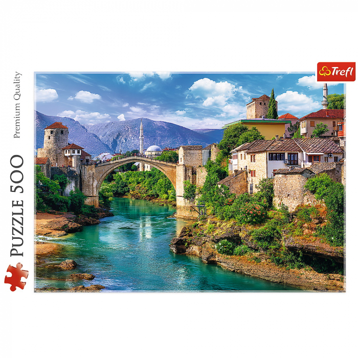 Puzzle Trefl 500 Pod Vechi, Mostar, Bosnia  [3]
