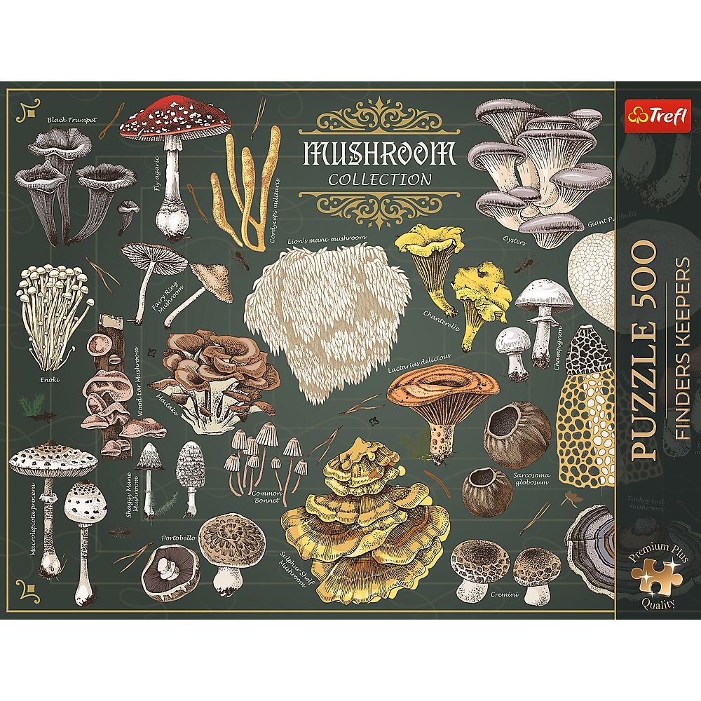 PUZZLE TREFL 500 PREMIUM PLUS FINDERS KEEPERS CIUPERCI [3]