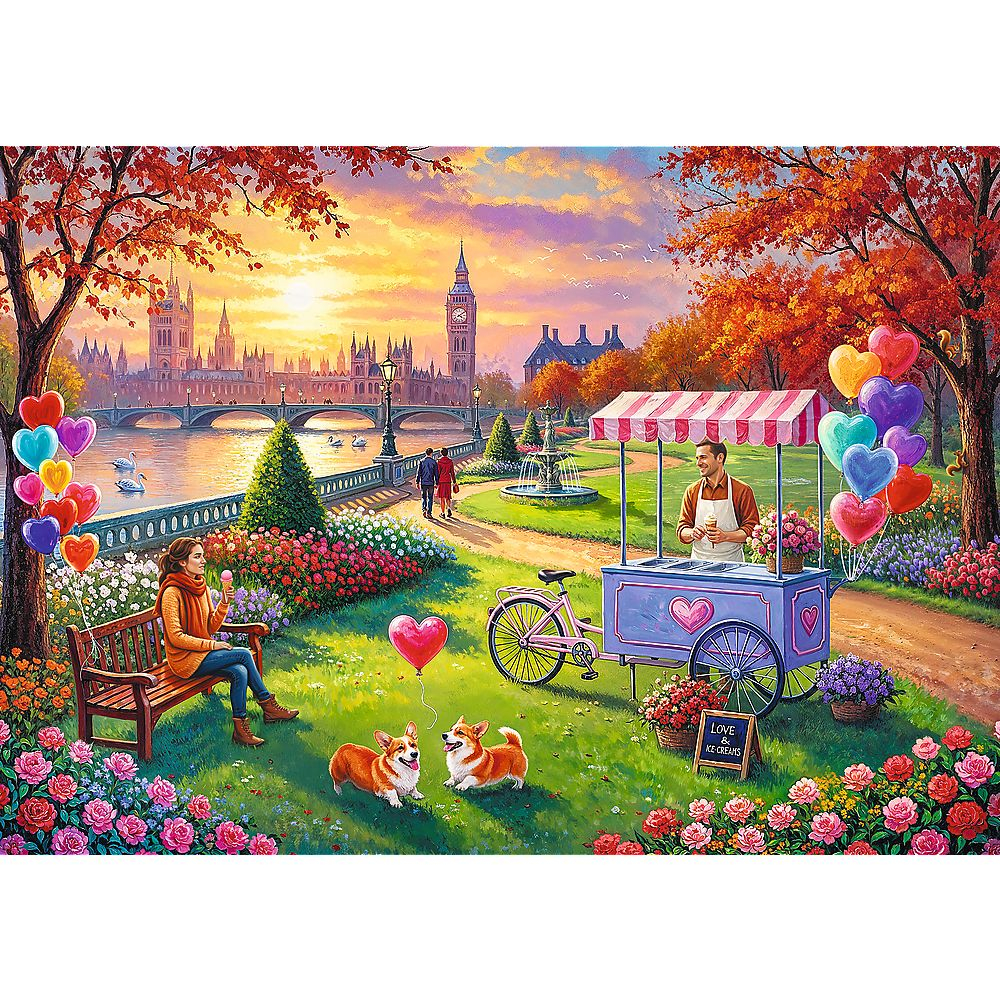 PUZZLE TREFL 500 PREMIUM PLUS LOVE STORY LONDRA ROMANTICA [2]