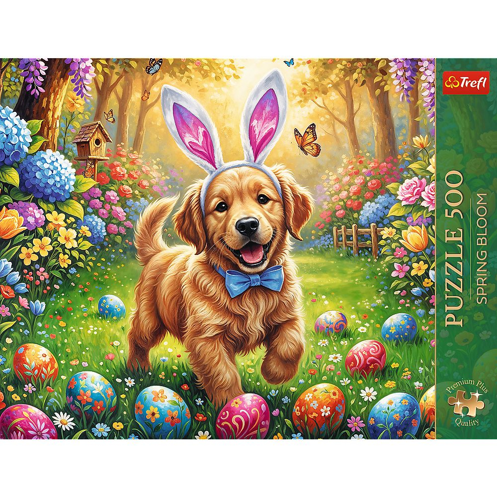PUZZLE TREFL 500 PREMIUM PLUS SPRING BLOOM CAINE DE PASTE [3]