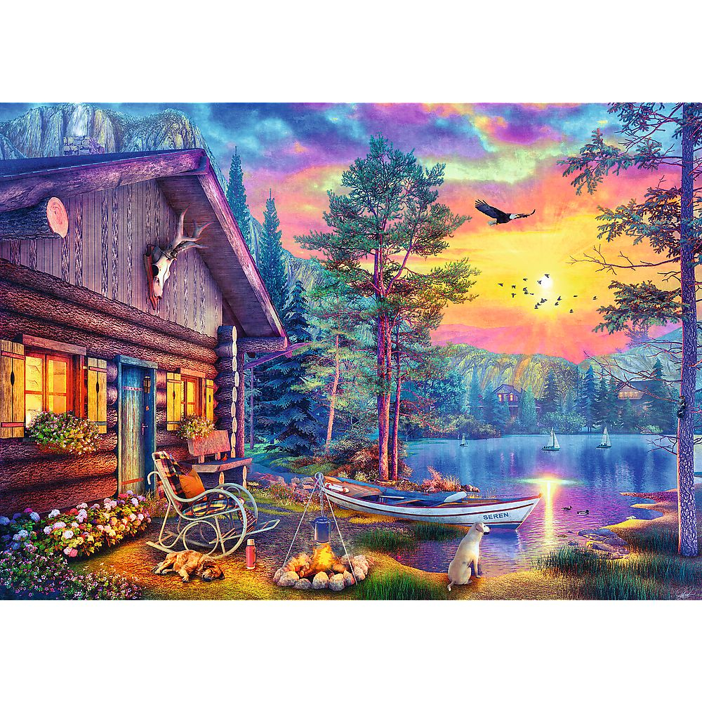 PUZZLE TREFL 500 PREMIUM PLUS TEA TIME CABANA APUS DE SEARA [2]