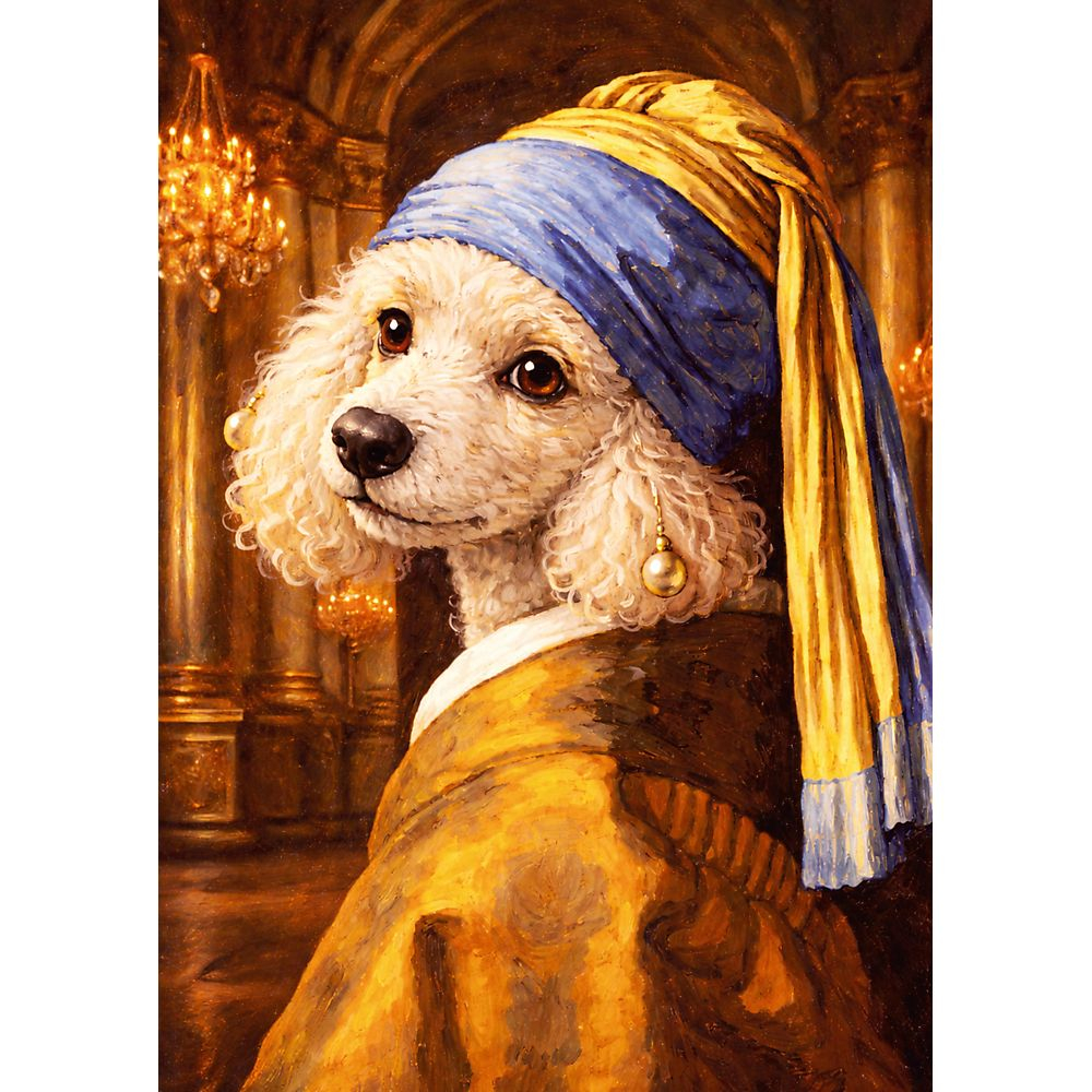 PUZZLE TREFL 500 PUDEL CU O PERLA [2]