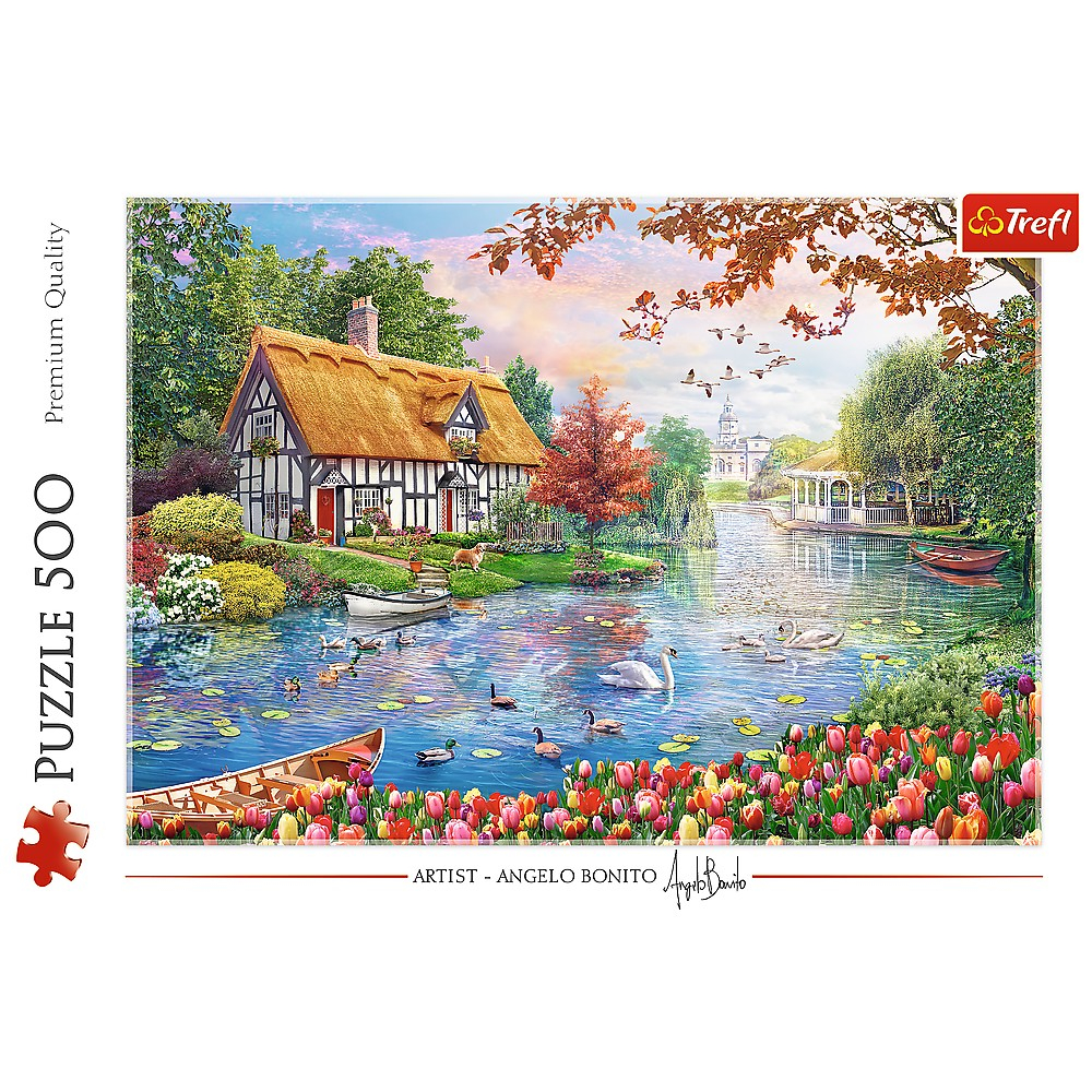 Puzzle Trefl 500 Refugiul Tacut [3]