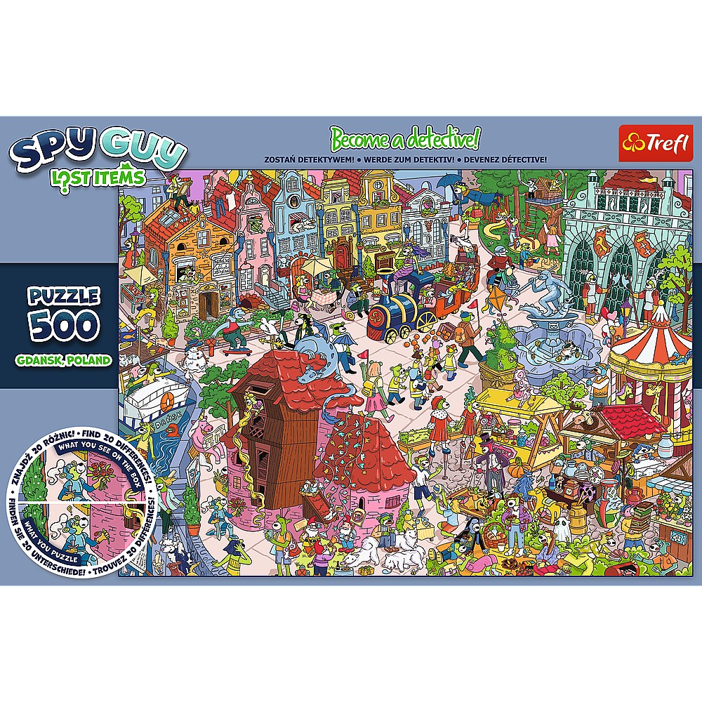 Puzzle Trefl 500 Spy Guy Obiecte Pierdute In Gdansk Polonia [3]
