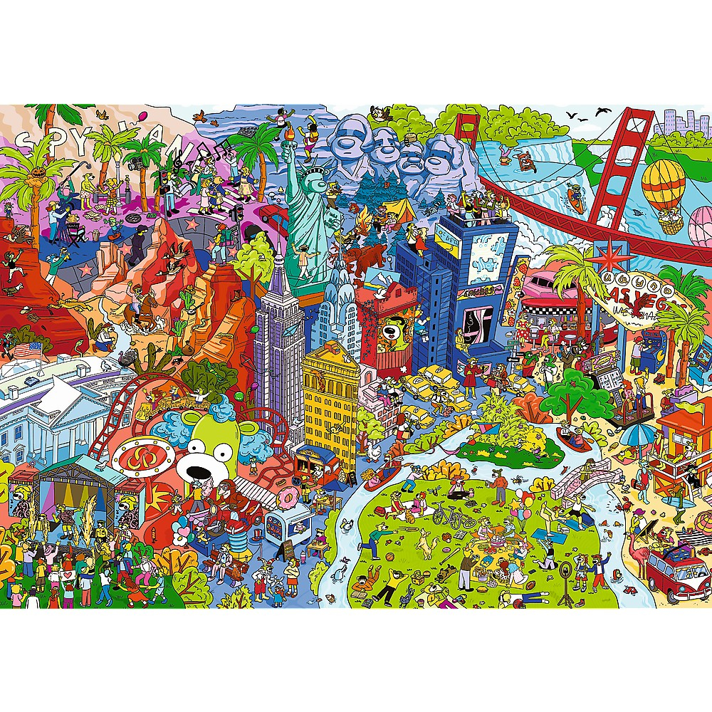 Puzzle Trefl 500 Spy Guy Obiecte Pierdute In Usa [2]