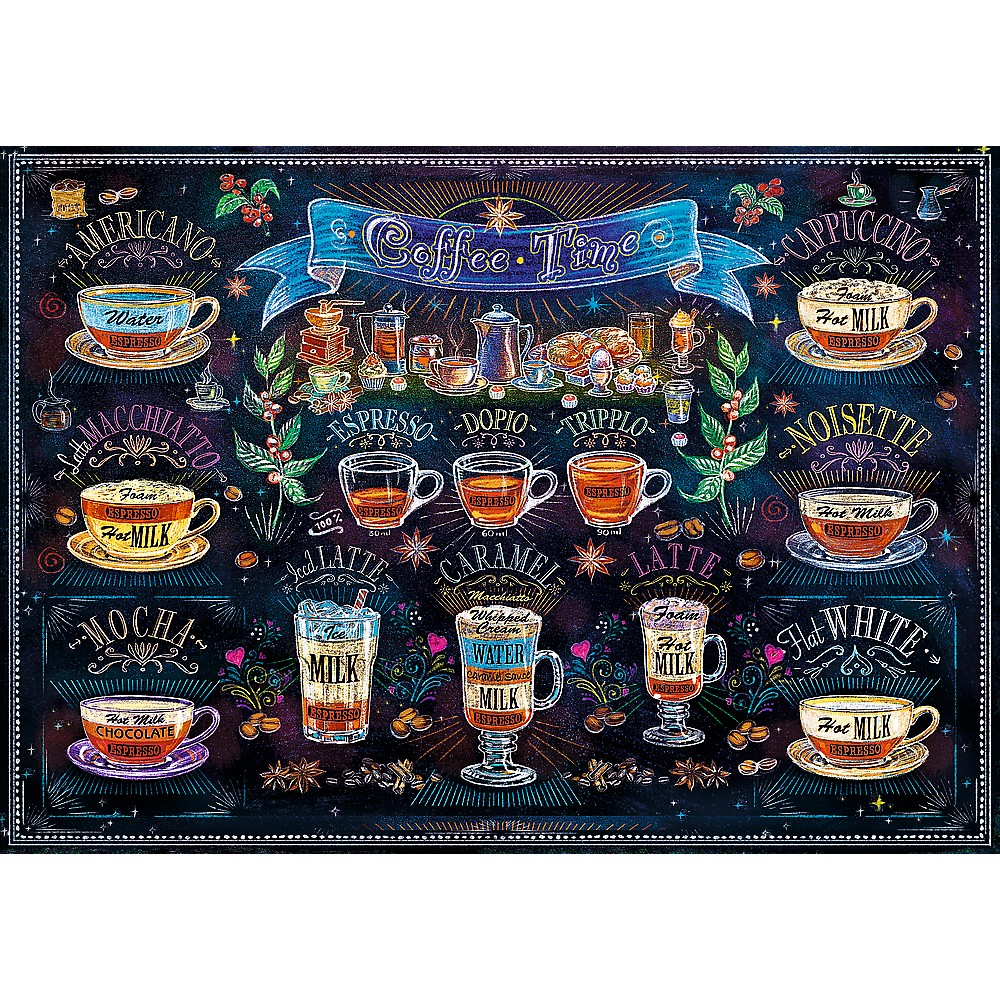 Puzzle Trefl 500 Tipuri De Cafea [2]