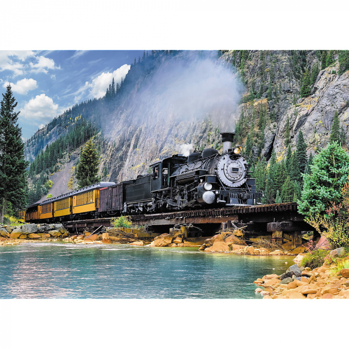 Puzzle Trefl 500 Tren prin Munți  [2]