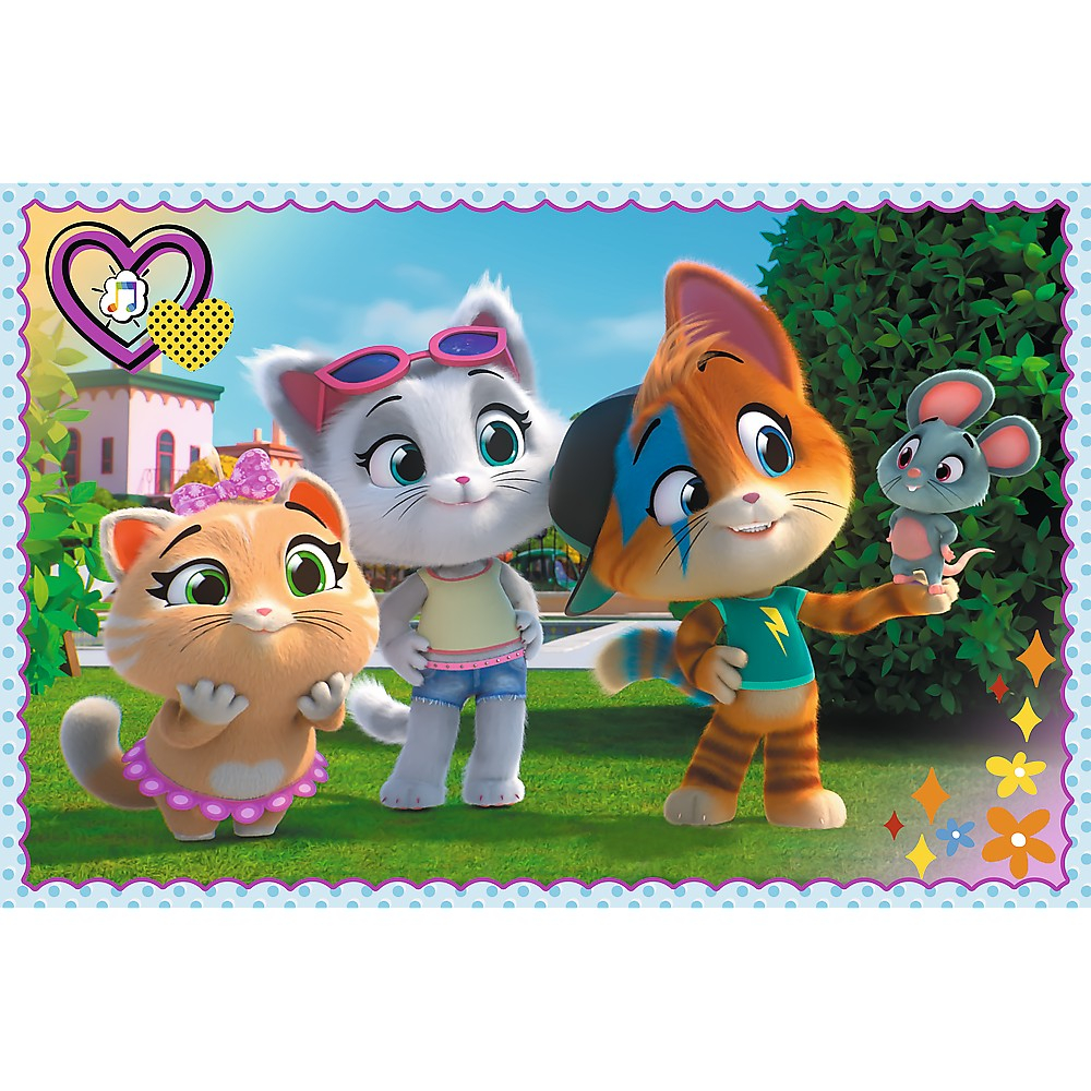 PUZZLE TREFL 60 44 PISICI JOCUL PISICILOR [2]