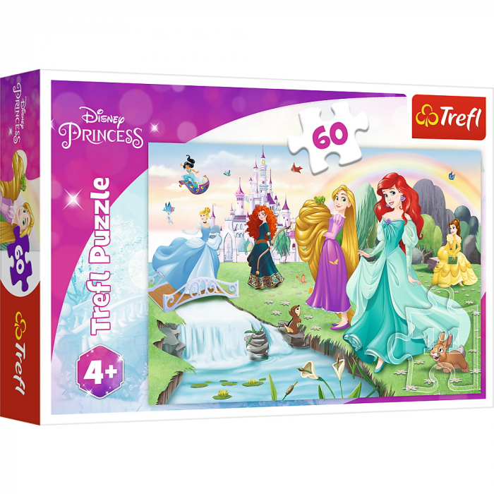 PUZZLE TREFL 60 Disney Princess - Intalneste Printesa