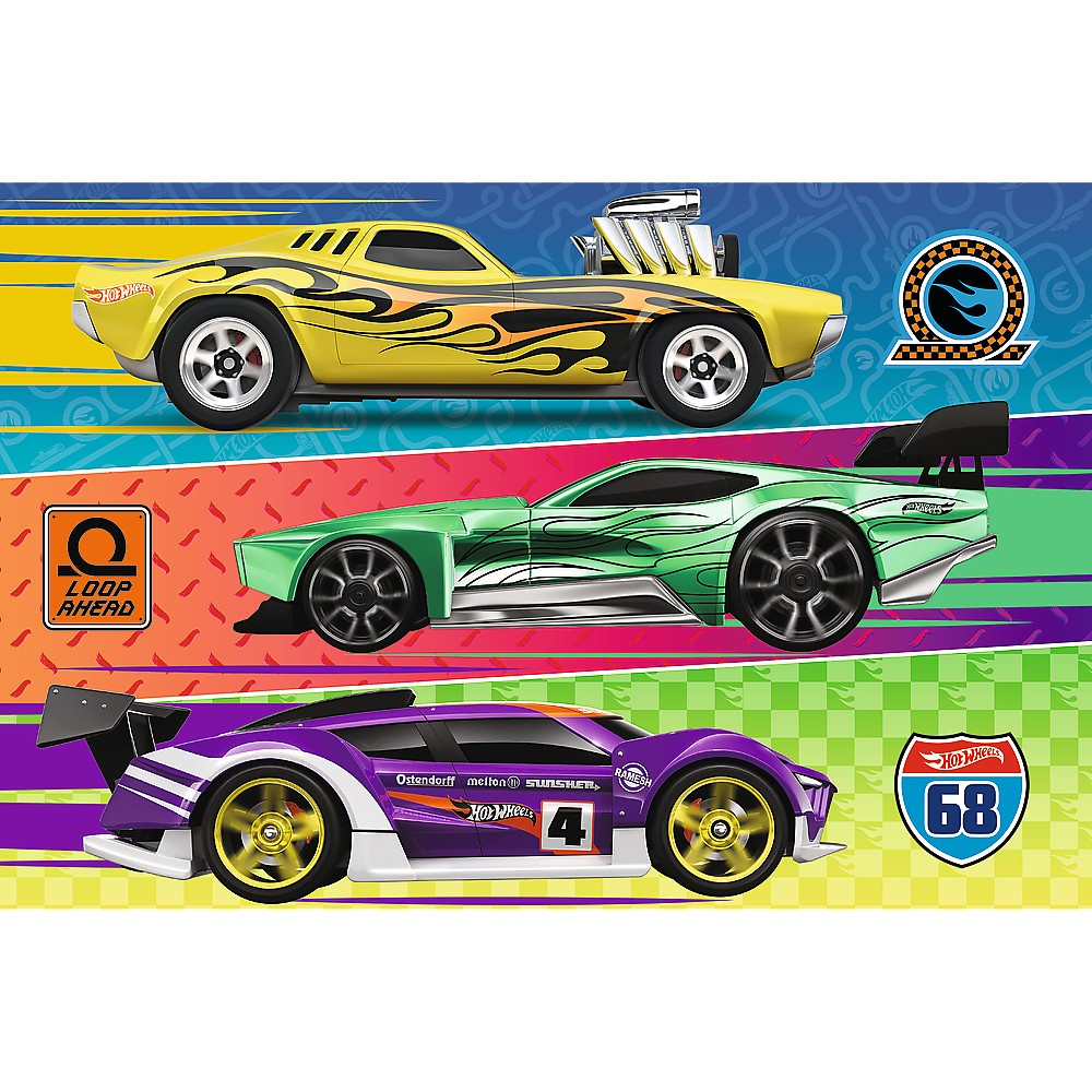 Puzzle Trefl 60, Hot Wheels - Cursa [2]