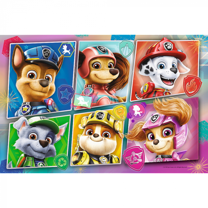 Puzzle trefl 60 patrula catelusilor catelusii pregatiti de actiune [2]