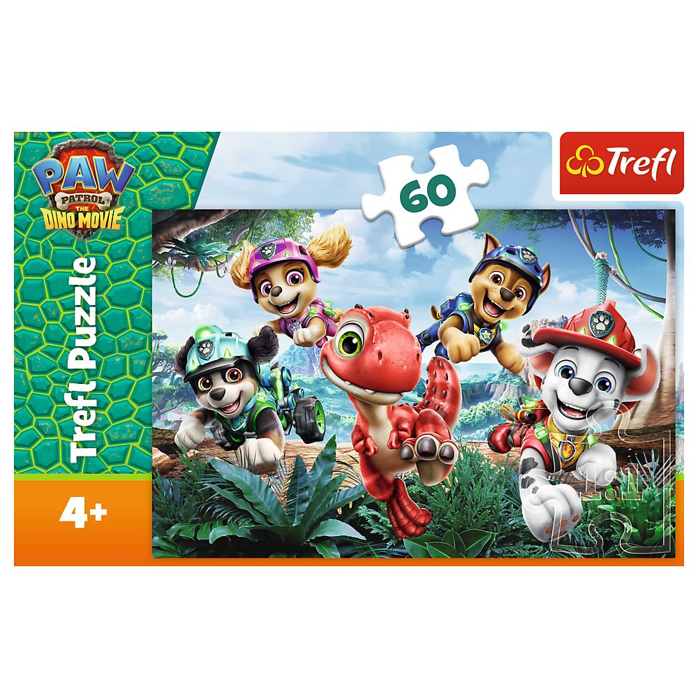 PUZZLE TREFL 60 PATRULA CATELUSILOR DINOZAURI LA SALVARE [3]