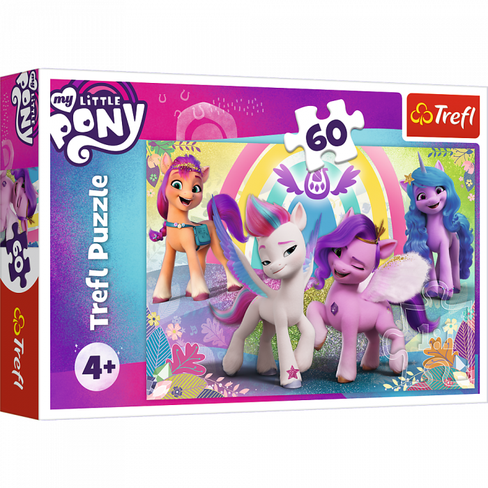 Puzzle Trefl 60 Piese My Little Pony Poneii Minunați  [3]