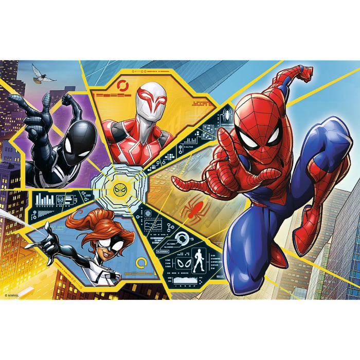 Puzzle Trefl 60 Spiderman Pânza de Păianjen  [2]