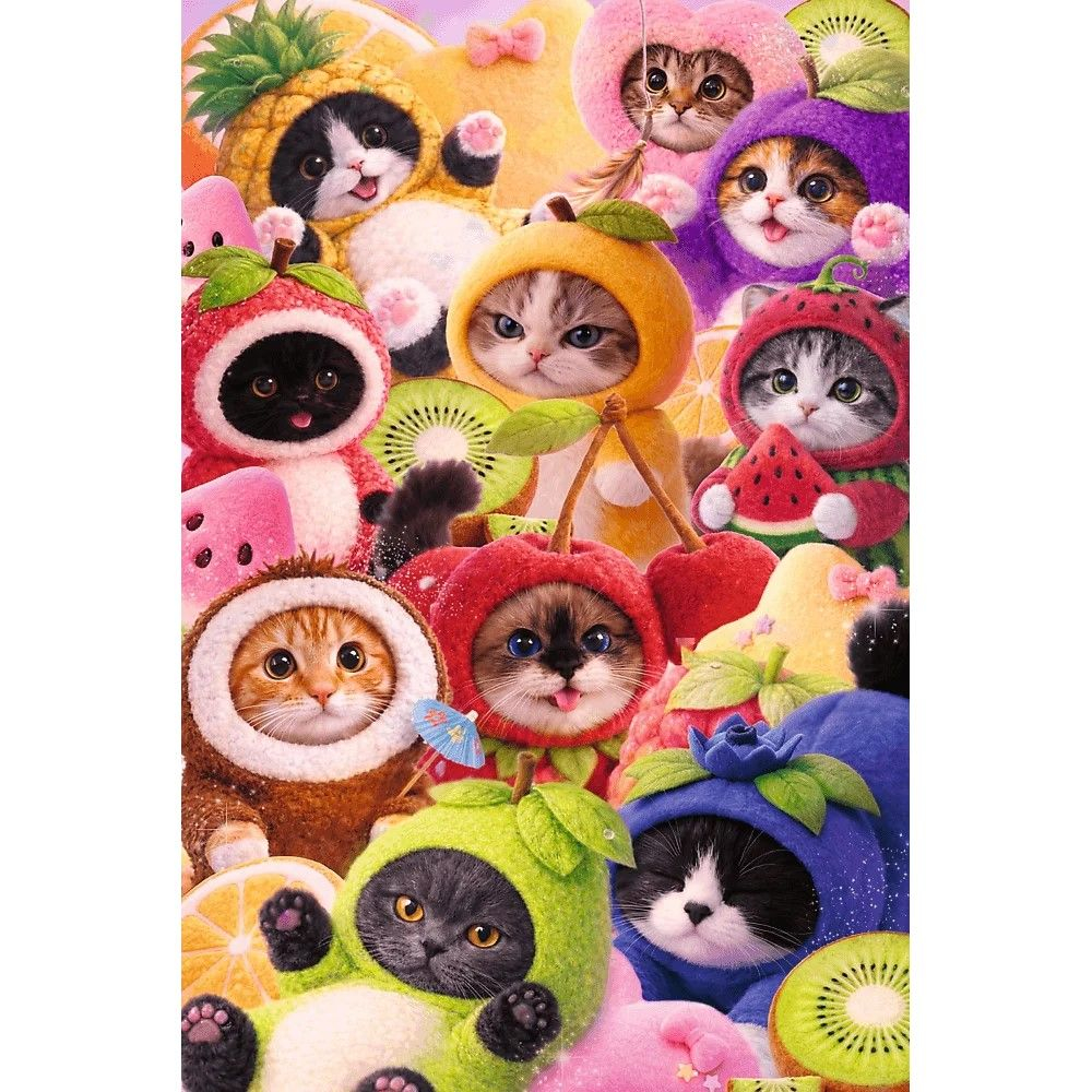 PUZZLE TREFL 600 FLAMINGO PISICUTE FRUCTATE [2]
