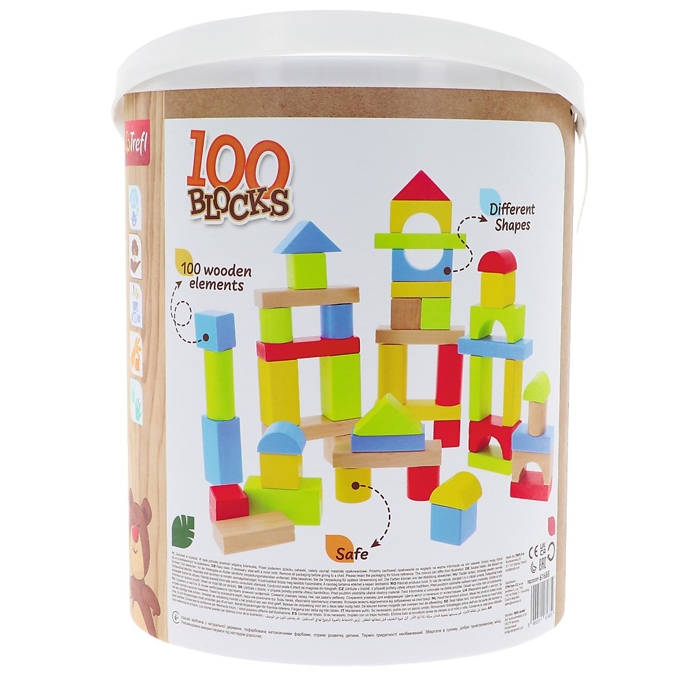 PUZZLE TREFL DIN LEMN 100 BLOCURI [2]