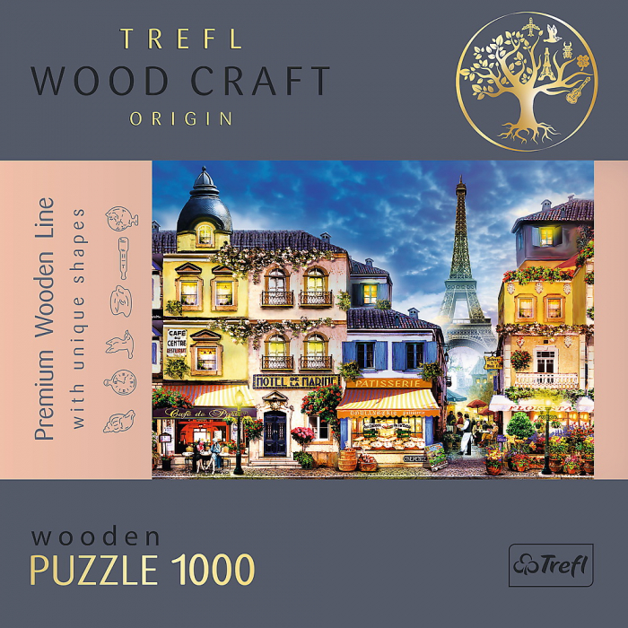 Puzzle Trefl din Lemn 1000 Piese - Stradă Franceză  [5]