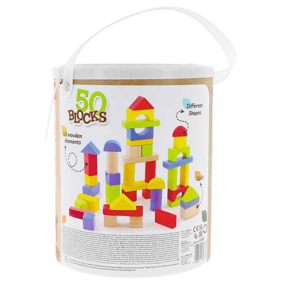 PUZZLE TREFL DIN LEMN 50 BLOCURI [3]