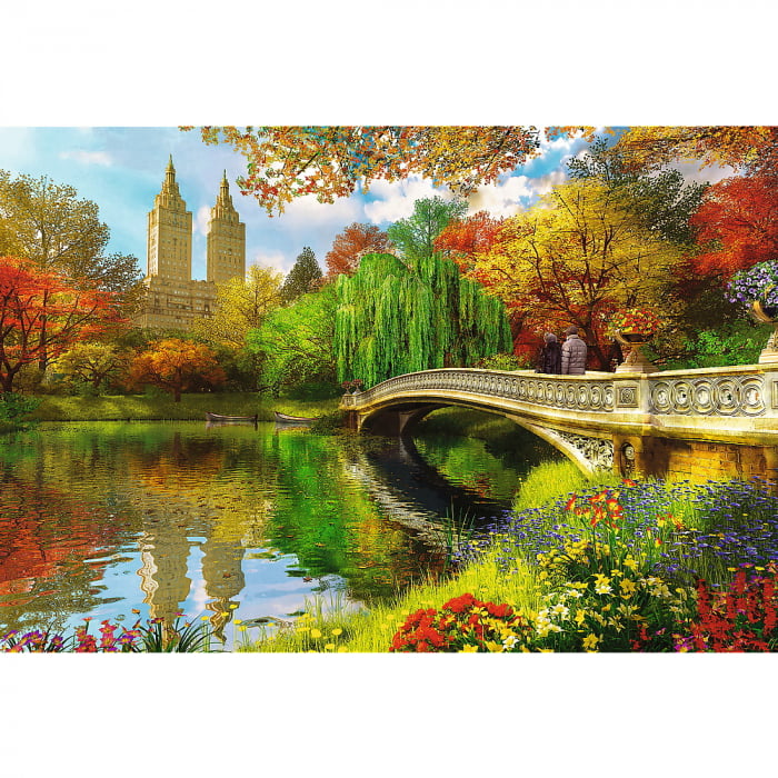 Puzzle Trefl din Lemn 500+1 Piese - Central Park New York  [2]