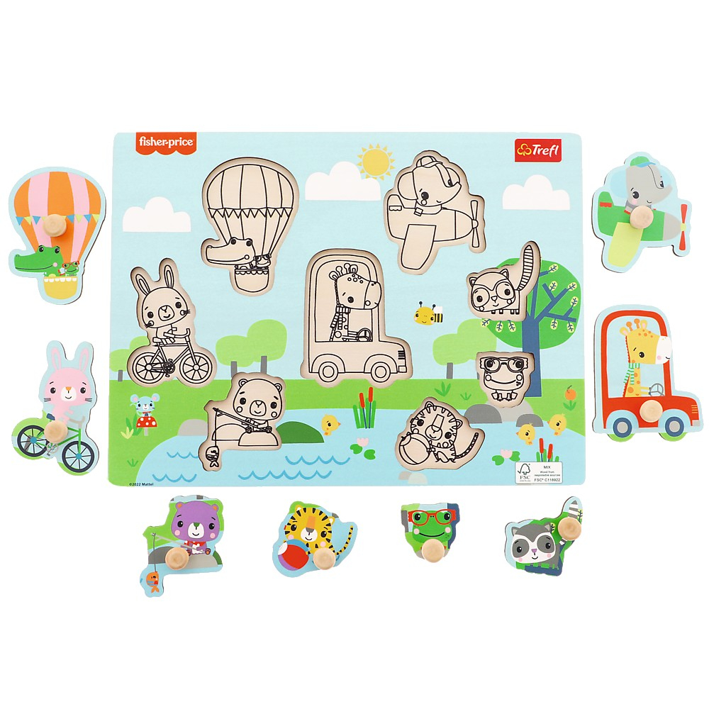 PUZZLE TREFL DIN LEMN 8 PIESE [2]
