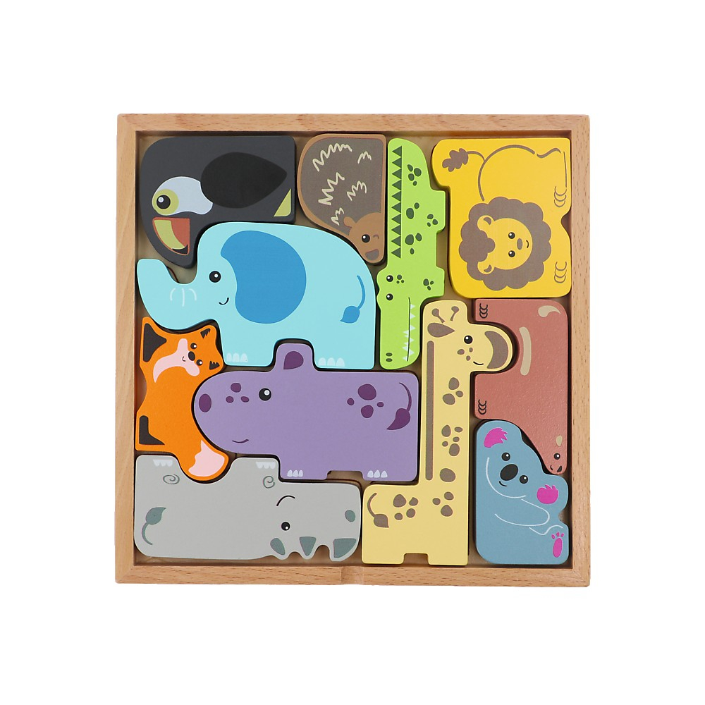 PUZZLE TREFL DIN LEMN ECHIPA DE LA ZOO [2]