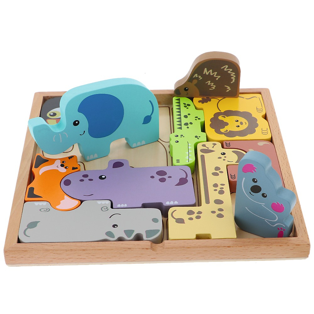 PUZZLE TREFL DIN LEMN ECHIPA DE LA ZOO [3]