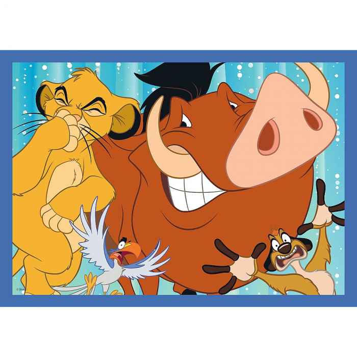 Puzzle Trefl Disney 4in1 Minunata Lume Disney  [2]