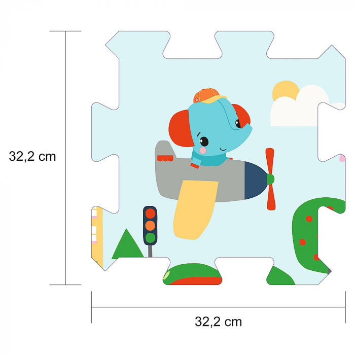Puzzle Trefl DN Spumă Fisher Price Prietenii Simpatici  [4]