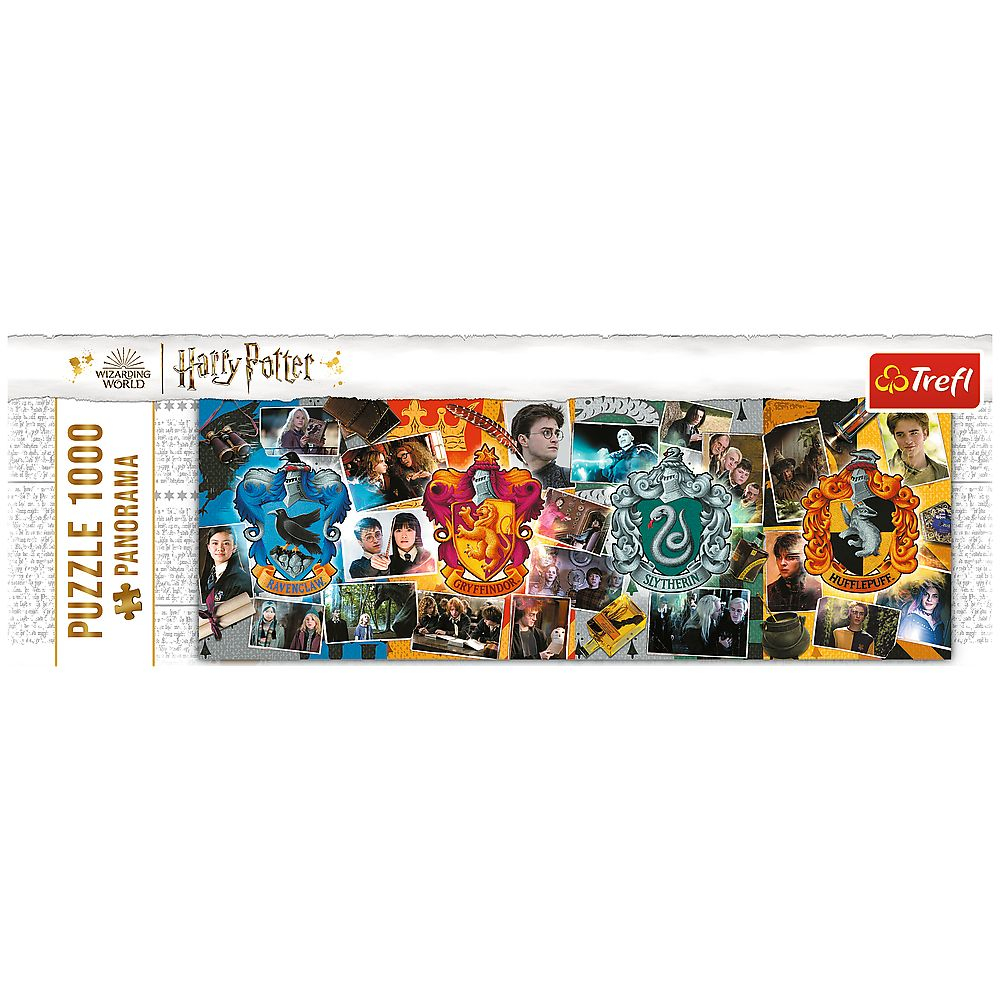 PUZZLE TREFL PANORAMA 1000 HARRY POTTER CELE 4 CASE DIN HOGWARTS [3]