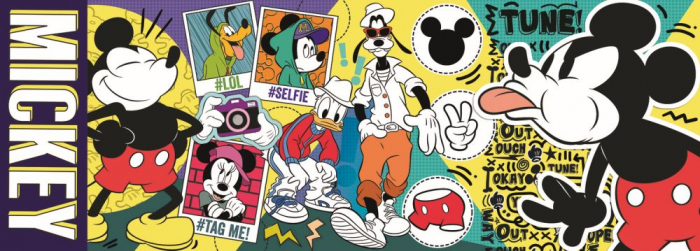 Puzzle Trefl Panorama 500 Legendarul Mickey Mouse  [2]