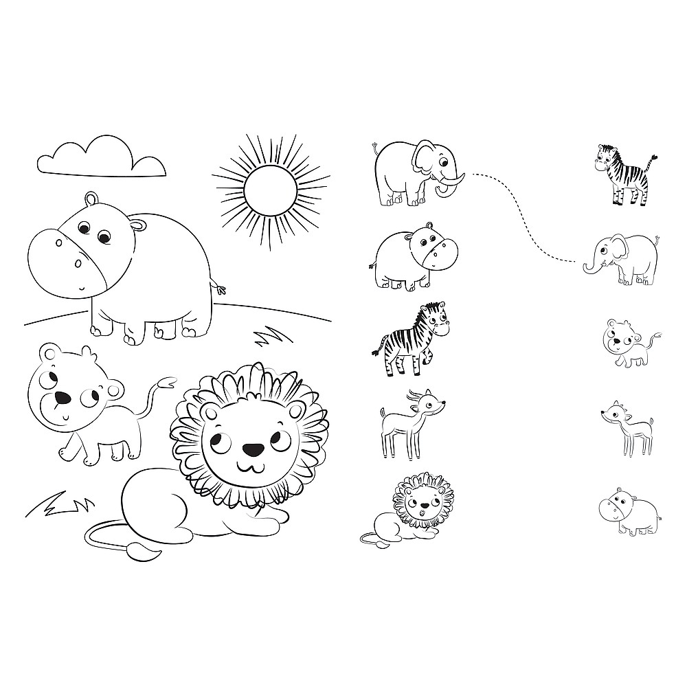 Puzzle Trefl Primo 24 Super Maxi Babies And The Bear In Safari [3]