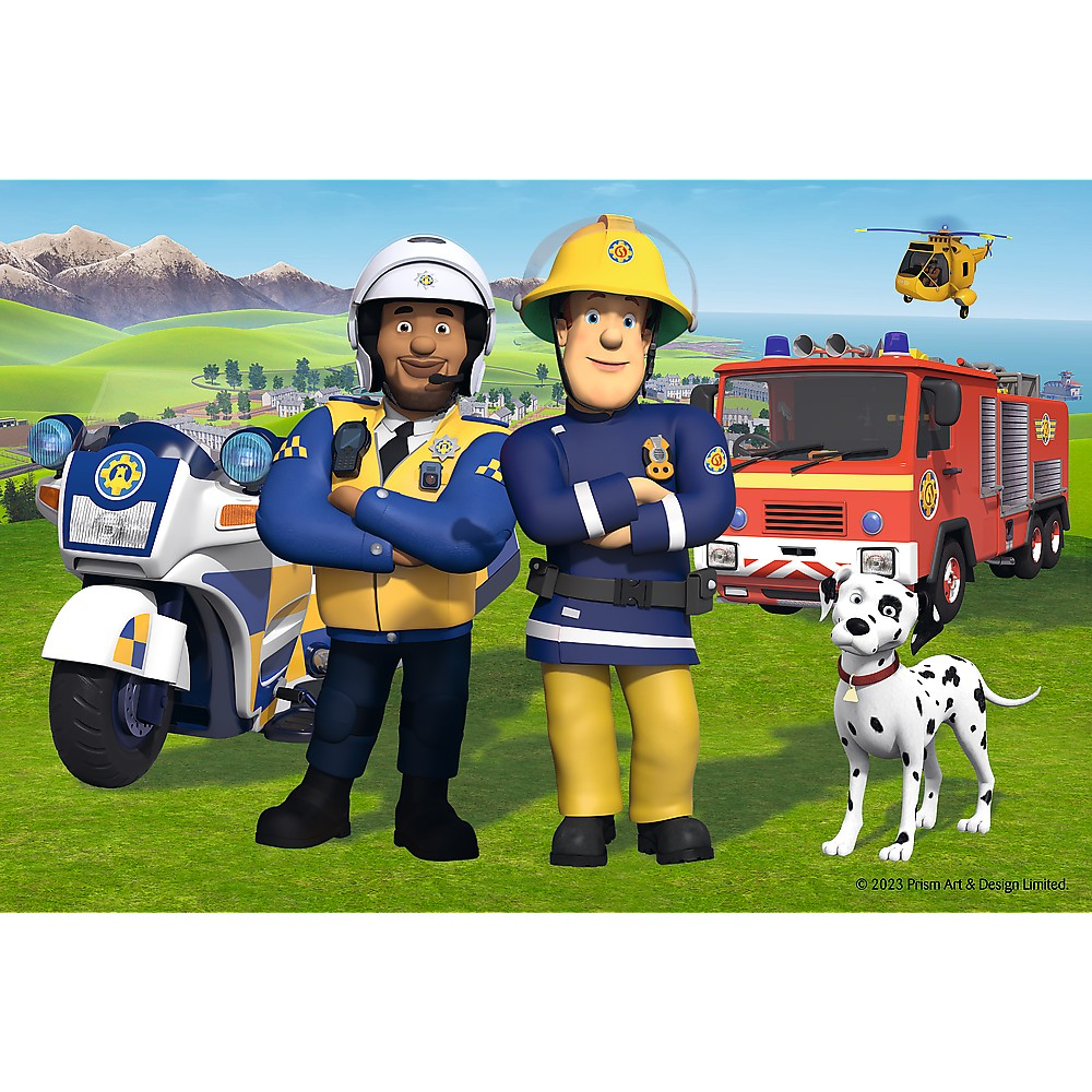 Puzzle Trefl Primo 24 Super Maxi Pompierul Sam Echipa Pompierilor [2]